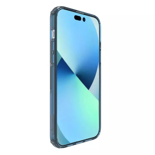 Nillkin Nature Pro Magnetic TPU tok iPhone 15 Plus átlátszó-kék - 5