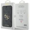 Original GUESS fliptok 4G Metal Logo GUBKP15L4GMGGR iPhone 15 Pro szürke tok thumbnail