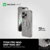 Amazing Thing Titan Pro Mag Ring Grip tok 10FT IP156.7PTRGY iPhone 15 Pro Max titanium - 10