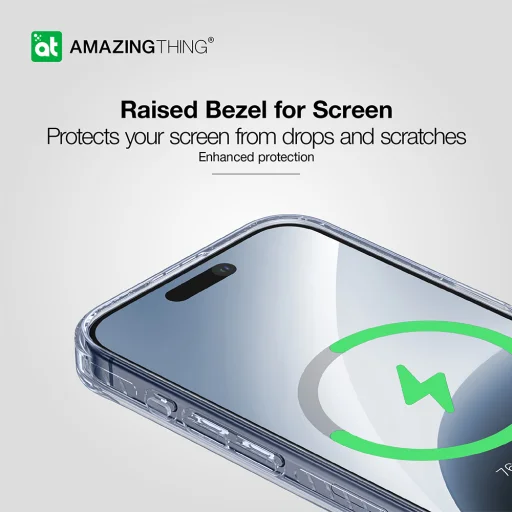 Amazing Thing Titan Pro Mag Wallet tok 10FT IP156.7PTWBU iPhone 15 Pro Max sötétkék kitámasztóval - 6