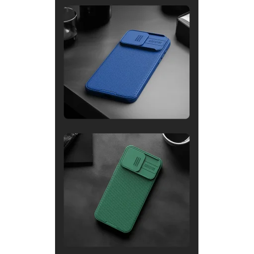 Nillkin CamShield Pro PC+TPU tok iPhone 15 Pro Max zöld - 11