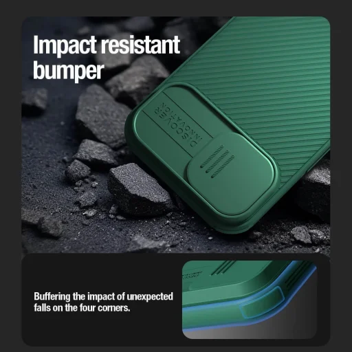 Nillkin CamShield Pro Mágneses tok iPhone 15 Plus fekete - 16