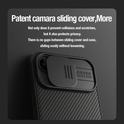 Nillkin CamShield Pro Mágneses tok iPhone 15 Plus fekete - 14