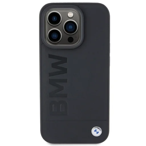  iPhone 15 Pro Max Fekete BMW Original Case Bőr Dombornyomott BMHCP15XSLLBK tok - 3