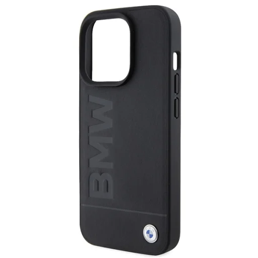  iPhone 15 Pro Max Fekete BMW Original Case Bőr Dombornyomott BMHCP15XSLLBK tok - 6
