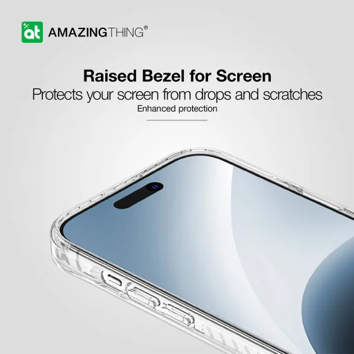 Amazing Thing Titan Pro Tok 10FT IP156.7TPCL iPhone 15 Plus átlátszó - 7
