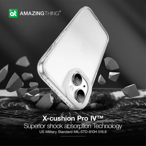 Amazing Thing Titan Pro Tok 10FT IP156.7TPCL iPhone 15 Plus átlátszó - 9