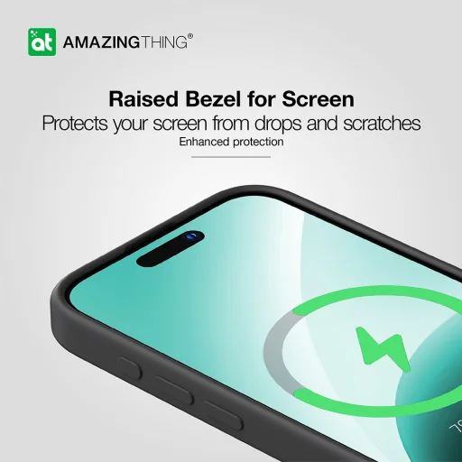 Amazing Thing Smoothie Magsafe tok 8FT IP156.7PSMBK iPhone 15 Pro Max fekete - 6