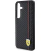 Original FERRARI keménytok Carbon Printed Line FEHCS24SN3DUR Samsung Galaxy S24 Black tok thumbnail