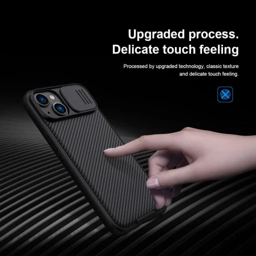 Nillkin CamShield Pro PC+TPU tok iPhone 14/13 lila - 9