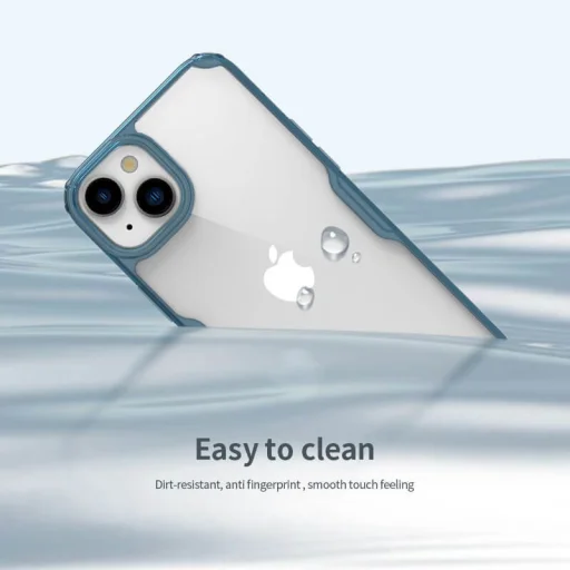Nillkin Nature Pro TPU iPhone 15 Plus tok áttetsző-kék - 13
