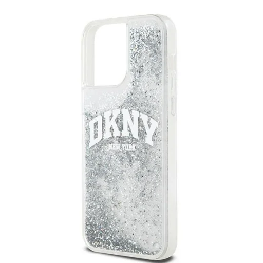Original Case DKNY hardcase Liquid Glitter Big Logo DKHCP15LLBNAET for iPhone 15 Pro fehér tok - 6