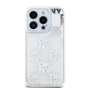 Original Case DKNY keménytok Liquid Glitter Multilogo DKHCP15LLCPEPT az iPhone 15 Pro készülékhez, fehér - 3