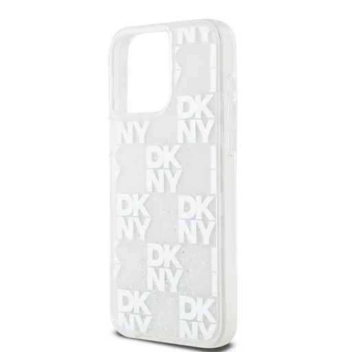 Original Case DKNY hardcase Liquid Glitter Multilogo DKHCP15XLCPEPT tok iPhone 15 Pro Max fehér - 6