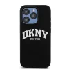 Eredeti DKNY kemény tok folyékony szilikon fehér nyomtatott logóval MagSafe DKHMP14LSNYACH iPhone 14 Pro fekete tok thumbnail