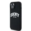 Original Case DKNY hardcase Liquid Silicone White Printed Logo MagSafe DKHMP15MSNYACH iPhone 14 Plus/15 Plus tok fekete - 2