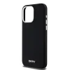 Original Case DKNY keménytok folyékony szilikon kis fémlogó MagSafe DKHMP15XSMCHLK iPhone 15 Pro Max fekete tok - 6