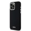 Original Case DKNY keménytok folyékony szilikon kis fémlogó MagSafe DKHMP15XSMCHLK iPhone 15 Pro Max fekete tok - 2