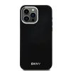 Original Case DKNY keménytok folyékony szilikon kis fémlogó MagSafe DKHMP15XSMCHLK iPhone 15 Pro Max fekete tok - 3