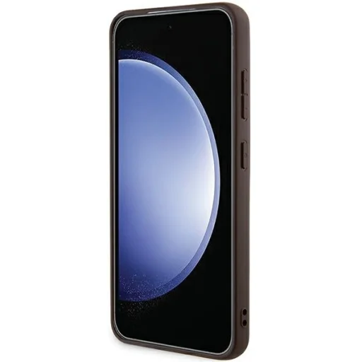 Original Case GUESS - hardcase 4G Big Metal Logo GUHCSA554GMGBR for Samsung Galaxy A55 Barna tok - 5