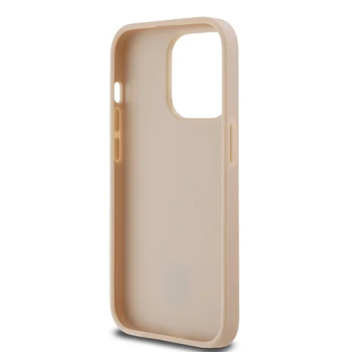 Eredeti DKNY bőrből készült, kockás mintázatú és nyomtatott csíkos keménytok iPhone 14 Pro rózsaszín - 7