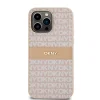 Original Case DKNY kemény tok bőr Mono Stripe & fém logó DKHCP14XPRTHSLP iPhone 14 Pro Max rózsaszín tok thumbnail