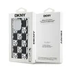 Original Case DKNY keménytok IML Checkered Mono Pattern DKHCP15XHDLCEK iPhone 15 Pro Max fekete tok thumbnail