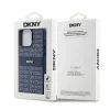 Original Case DKNY kemény tok bőr Mono Stripe & fém logó DKHCP15XPRTHSLB iPhone 15 Pro Max kék thumbnail