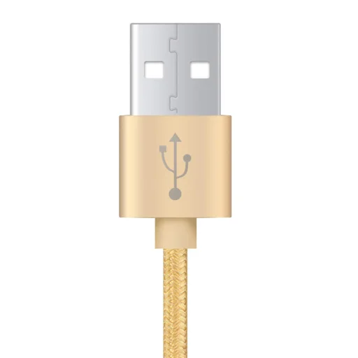 Baseus Portman 3in1 Micro USB/ Lightning/ Type-C kábel 2A 1.2m arany - 2
