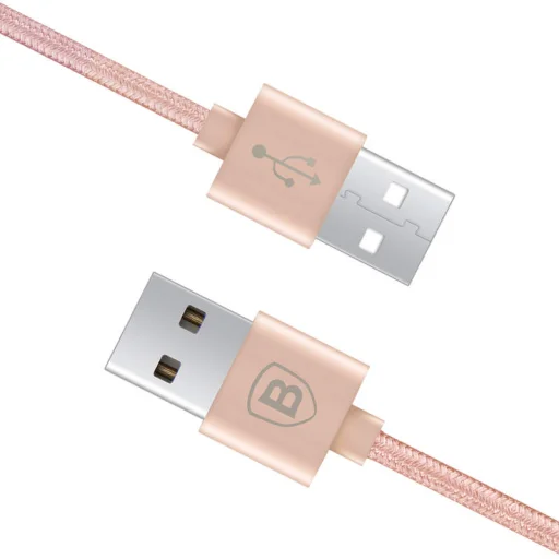 Baseus Portman 3in1 Micro USB/ Lightning/ Type-C kábel 2A 1.2m rózsa arany - 5