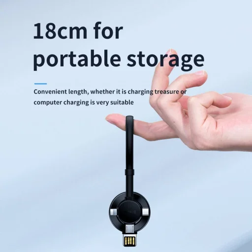 Baseus Star Ring 4in1 töltő szürke - 11