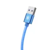 Baseus Huawei Type-C gyorstöltésre alkalmas kábel 5A 1m kék thumbnail