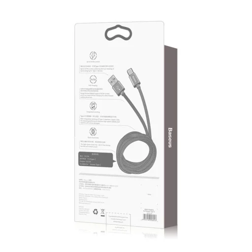 Baseus Huawei Type-C gyorstöltésre alkalmas kábel 5A 1m kék - 7