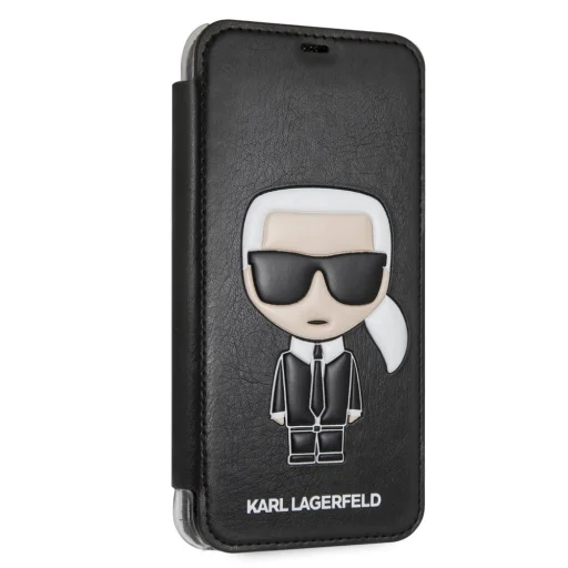 Karl Lagerfeld fliptok iPhone XS MAX fekete - 4