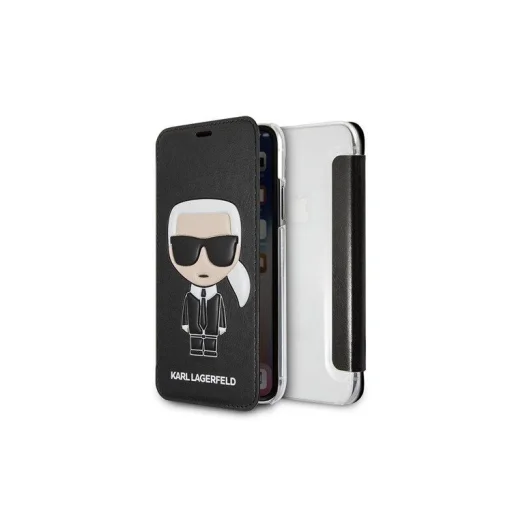 Karl Lagerfeld fliptok iPhone XS MAX fekete - 1