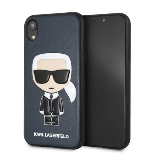 Karl Lagerfeld Iconic iPhone XR fliptok kék - 1