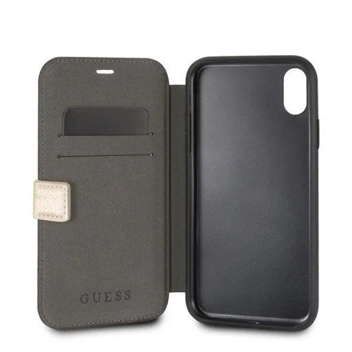 Guess Iridescent Fliptok iPhone X/XS arany színben - 2