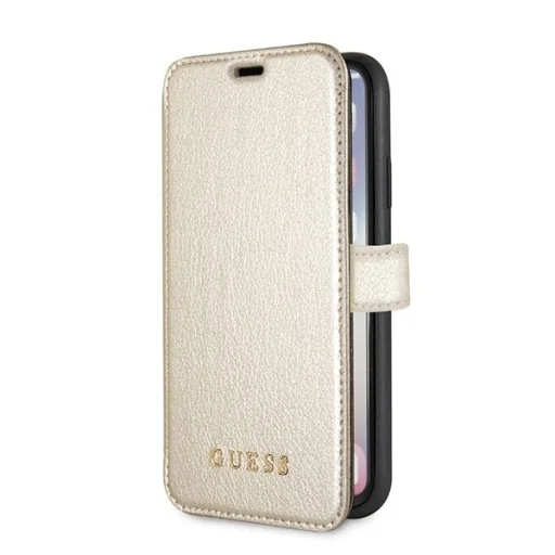 Guess Iridescent Fliptok iPhone X/XS arany színben - 1