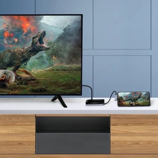 Baseus USB HUB Type-C - HDMI/TF - SD kártyaolvasó/ USB Type-C PD/ 3.5 mm szürke (CAHUB-WJ0G) - 11