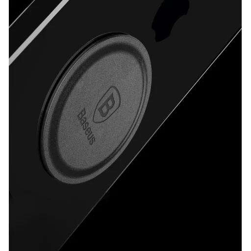 Baseus szellőzőre erősíthető mágneses autós telefontartó kábel elvezetéssel fekete (SUGX-A01) - 4