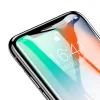 iPhone XS Baseus Ultravékony kijelzővédő 9H üvegfólia fekete thumbnail