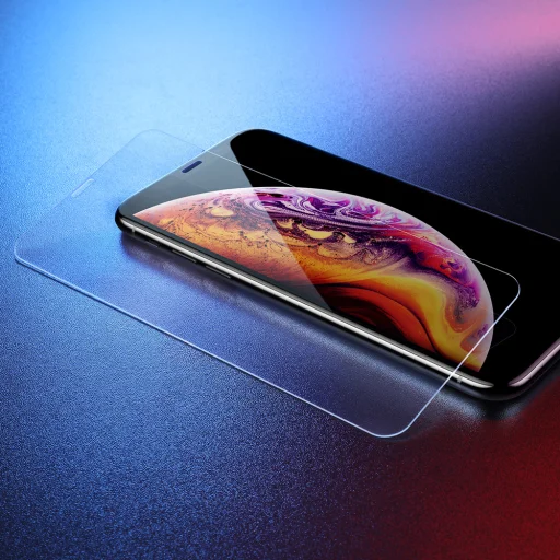 Baseus Kijelzővédő üvegfólia iPhone XI 6.5/ iPhone XS MAX áttetsző - 6