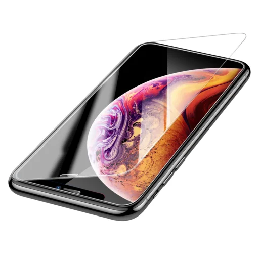 Baseus Kijelzővédő üvegfólia iPhone XI 6.5/ iPhone XS MAX áttetsző - 2