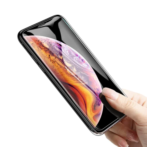Baseus Kijelzővédő üvegfólia iPhone XI 6.5/ iPhone XS MAX áttetsző - 4