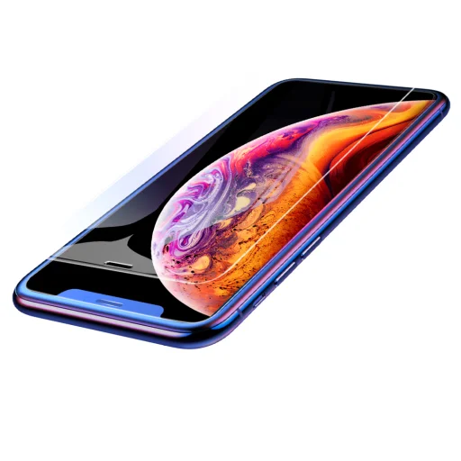 Baseus Kijelzővédő üvegfólia iPhone XI 6.5/ iPhone XS MAX áttetsző - 3