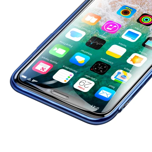 Baseus Kijelzővédő üvegfólia iPhone XI 6.5/ iPhone XS MAX áttetsző - 5