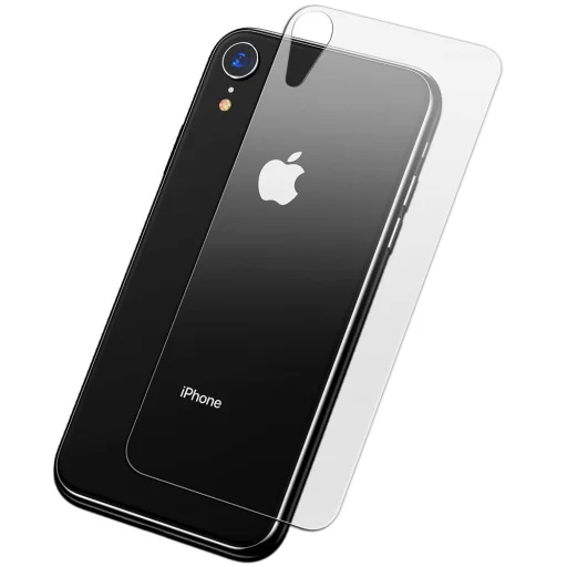 Baseus hátlapvédő üvegfólia iPhone XR - 1