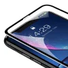 Baseus Rigid-edge 3D kijelzővédő üvegfólia megerősített kerettel iPhone XR/ iPhone 11 6.1 fekete thumbnail