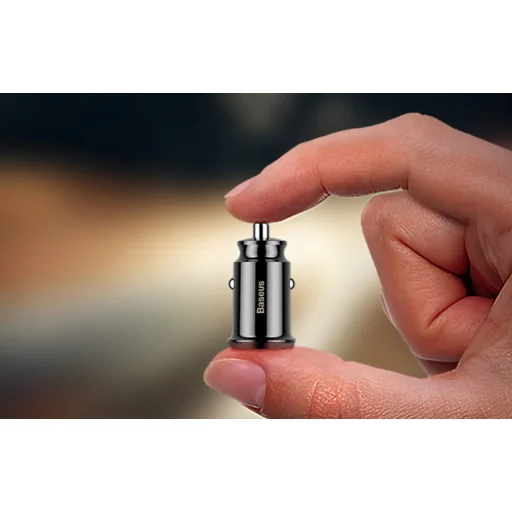 Baseus Grain szivargyújtós autós univerzális töltő 2 USB aljzattal (3.1A) - 3