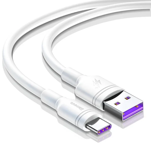 Baseus USB/ USB Type-C QC3.0 5A 1m fehér - 7